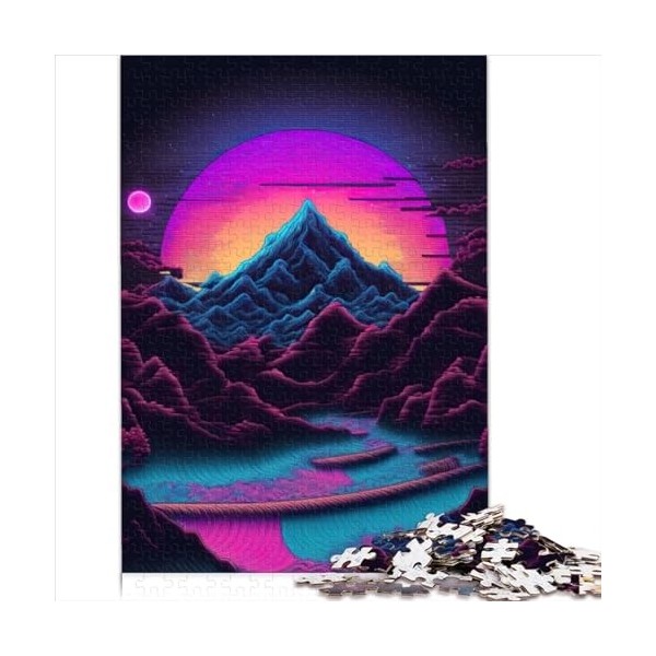 Puzzles pour Adultes, Japon Mont Fuji, Puzzles 1000 pièces pour Adultes, Puzzles en Carton pour Adultes et Enfants, Cadeaux d