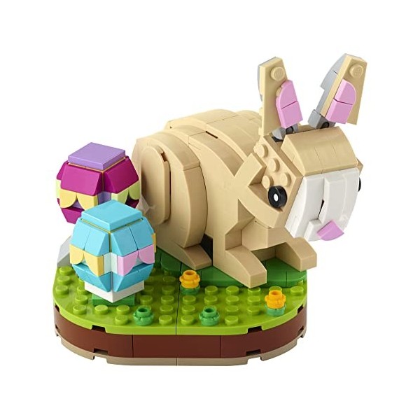 LEGO 40463 Kit de construction, 293 pièces, au motif de lapin de Pâques