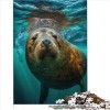 Puzzles pour Adultes, Animaux Marins, Puzzle de 1000 pièces pour Adultes, Puzzles en Carton à partir de 12 Ans, Taille du Jeu