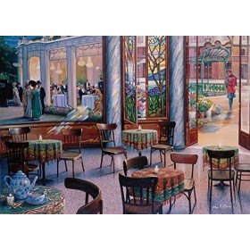 Ravensburger Puzzle de 1000 pièces A Café Visit, 16449