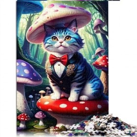 Puzzles pour Adultes Puzzles pour Enfants Chat 1000 pièces pour Adultes à partir de 12 Ans Puzzles en Carton Activité familia