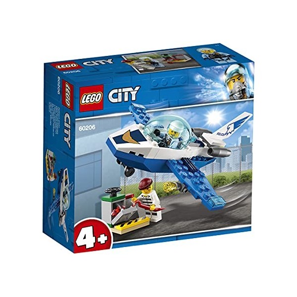 LEGO City - Le jet de patrouille de la police - 60206 - Jeu de construction