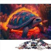 Puzzles pour Adultes Tortue sur la Plage Adultes 1000 pièces Puzzle Cadeaux pour Adultes Cadeaux Jeu intellectuel 1000 pièces