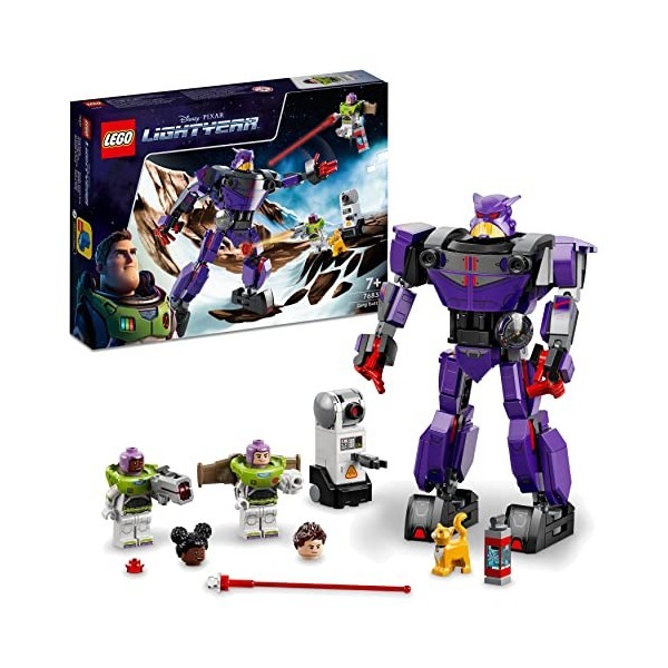 LEGO 76831 Buzz l’Éclair de Disney et Pixar La Bataille de Zurg, Jouet de Construction Espace, avec Figurine Robot, Garçons e