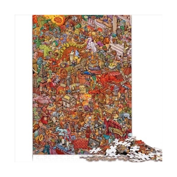 Puzzles pour Adultes Poulpe coloré 1000 pièces Puzzles pour Adultes pour Adultes Cadeaux Jouet Jeu intellectuel 1000 pièces 