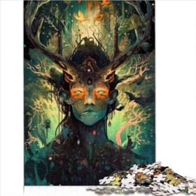Puzzles pour Adultes, Esprit de la forêt, Puzzles de 1000 pièces pour Adultes et Enfants, Puzzles en Carton pour Enfants de 1