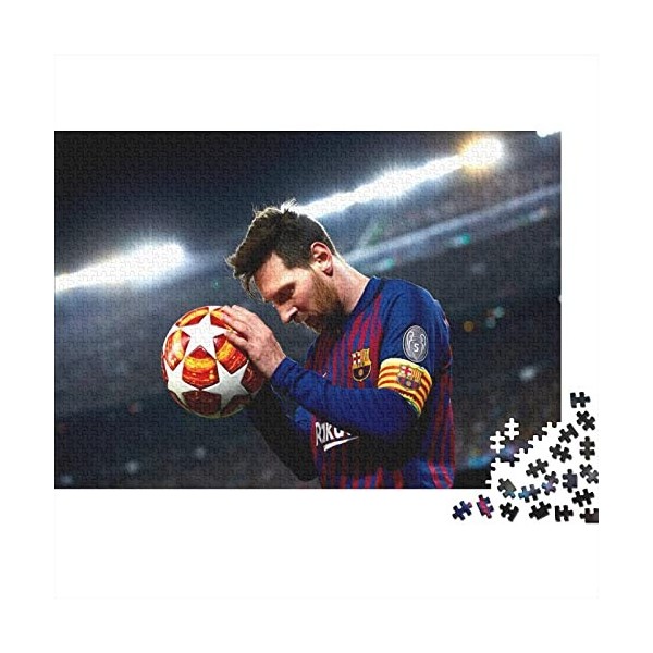 Puzzle 300 Pieces Football Club Puzzle 3D-Messi Puzzle Adulte Adultes Et Enfants À Partir De 14 Ans -Puzzle Enfant Puzzle De 