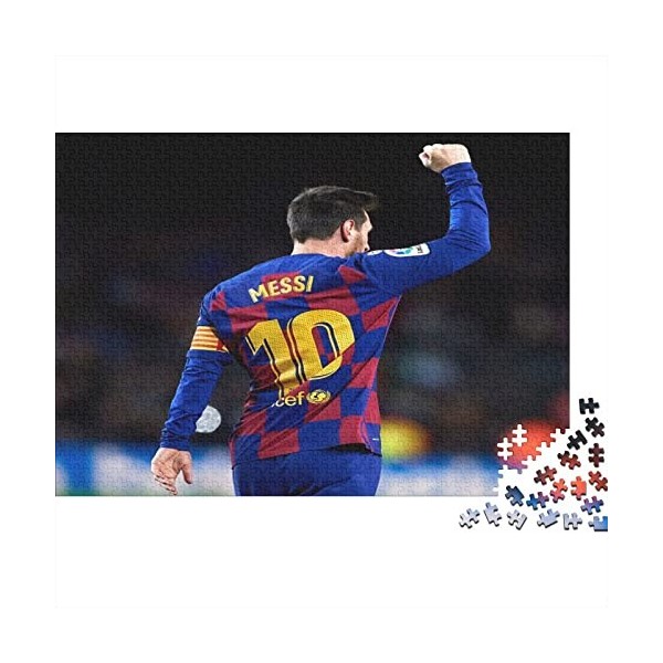 Puzzle 300 Pieces Football Club Puzzle 3D-Messi Puzzle Adulte Adultes Et Enfants À Partir De 14 Ans -Puzzle Enfant Puzzle De 