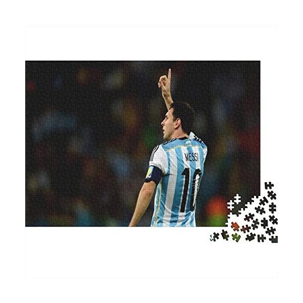 Puzzle 300 Pieces Football Club Puzzle 3D-Messi Puzzle Adulte Adultes Et Enfants À Partir De 14 Ans -Puzzle Enfant Puzzle De 