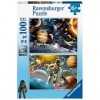 Ravensburger - Puzzle Enfant - Puzzles 2x100 p - Dans Iespace - Dès 6 ans - 80562