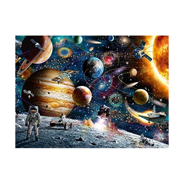 Ravensburger - Puzzle Enfant - Puzzles 2x100 p - Dans Iespace - Dès 6 ans - 80562