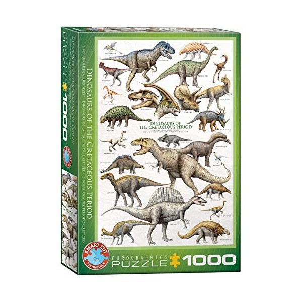 Eurographics Puzzle Dinosaures du Crétacé 1000 pièces 