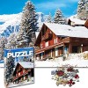 Universal Castle Puzzle Adulte 1500 Pieces - Alps Switzerland - Puzzle Paysage XXL Monde Villes et Monuments Impossible Casse