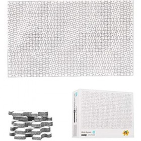 Gaf Nuncew Puzzle 1000 Pieces Adulte Blanc, 42 * 29.7 CM Puzzle Blanc Jeu de Puzzle pour Adultes Enfants Épais Puzzle Jouet C