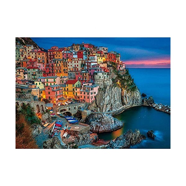 Puzzle 1000 pièces-Cinque Terre-Adultes Adolescents Enfants Puzzle Grand Puzzle Jouets Cadeau éducatif intellectuel décompres