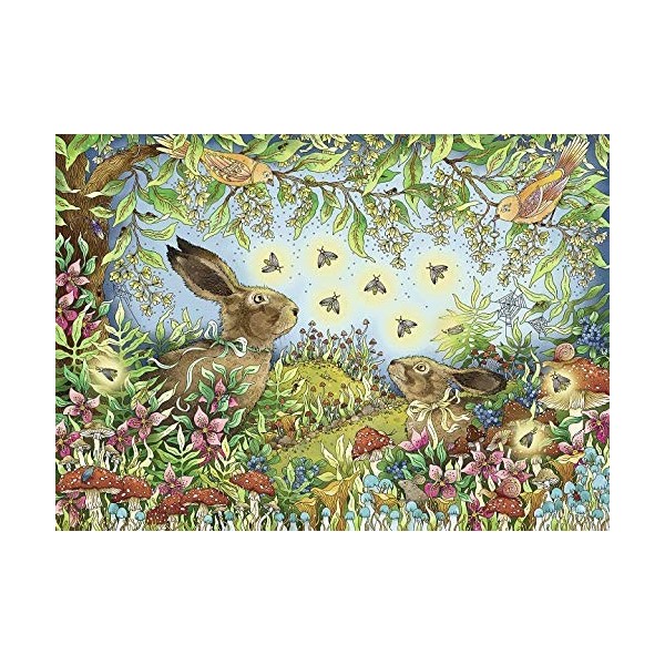 OTTO Puzzle Adulte : Les Petits Lapins et Les Animaux de la Foret - 1000 Pieces - Collection Animal