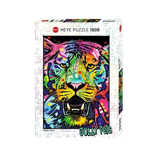 Heye- Puzzle Wild Tiger 1000 Pièces, 29766