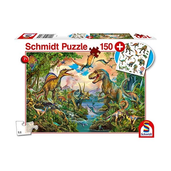 Schmidt- Dinosauri Selvaggi Puzzle, 56332