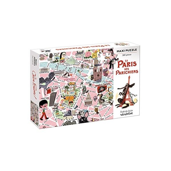 ECOLE DES LOISIRS-Le Paris des Parichiens Puzzle 200 pièces , 3127020502219