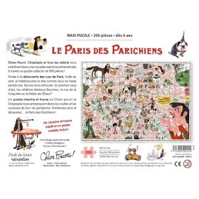 ECOLE DES LOISIRS-Le Paris des Parichiens Puzzle 200 pièces , 3127020502219