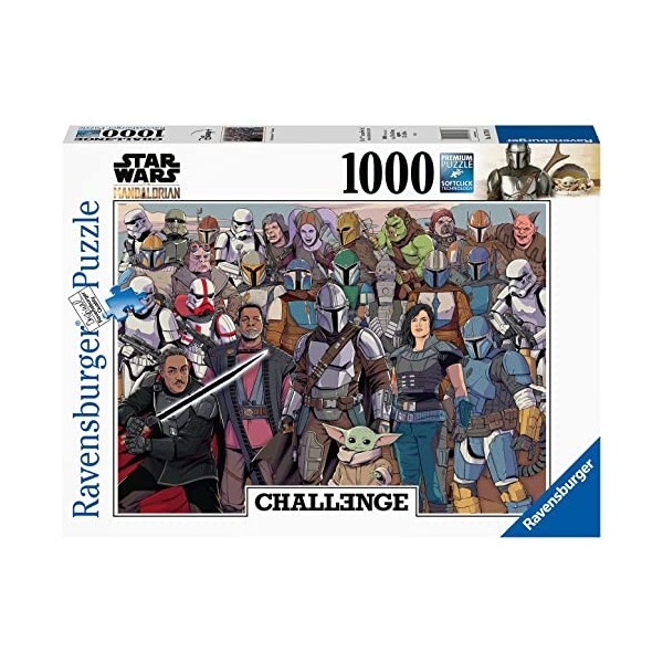 Ravensburger - Puzzle Adulte - Puzzle 1000 p - Baby Yoda - Star Wars Mandalorian Challenge Puzzle - 16770