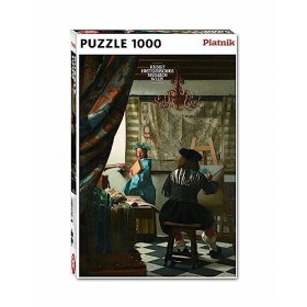Piatnik 5640 Puzzle 1000 pièces lart de la Peinture de Jan Vermeer, One Colour