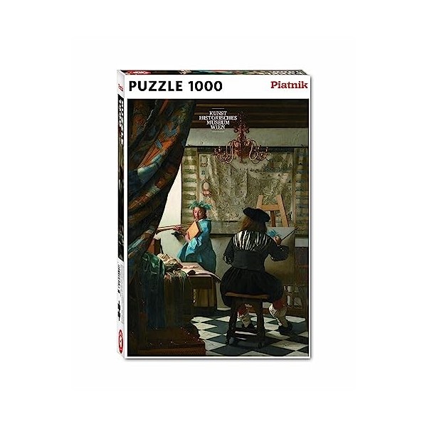 Piatnik 5640 Puzzle 1000 pièces lart de la Peinture de Jan Vermeer, One Colour