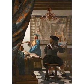Piatnik 5640 Puzzle 1000 pièces lart de la Peinture de Jan Vermeer, One Colour