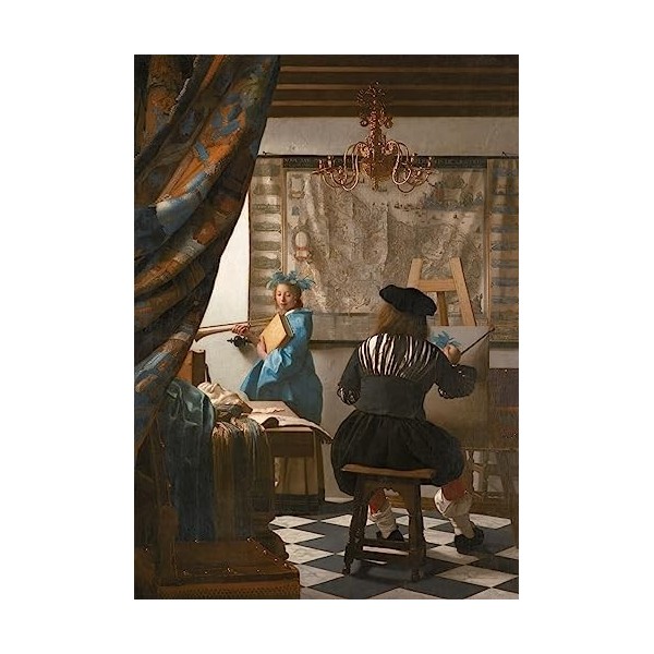 Piatnik 5640 Puzzle 1000 pièces lart de la Peinture de Jan Vermeer, One Colour