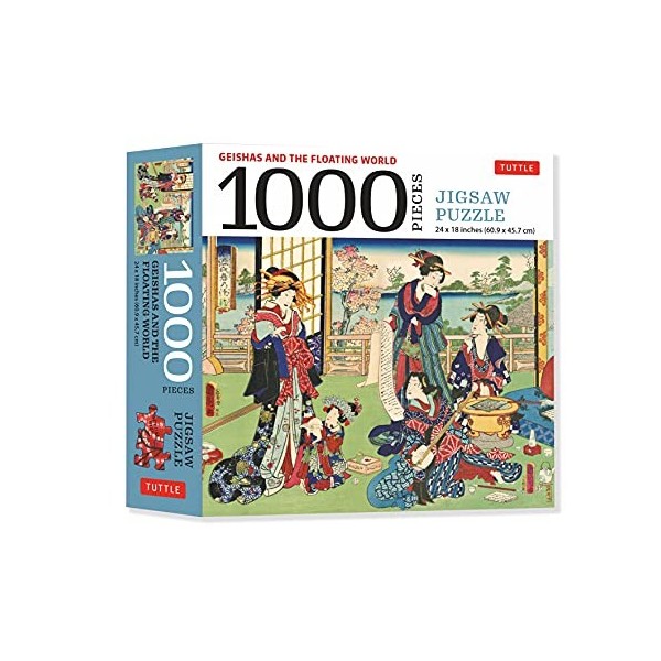 Geishas and The Floating World Jigsaw Puzzle - 1000 Pieces/Anglais