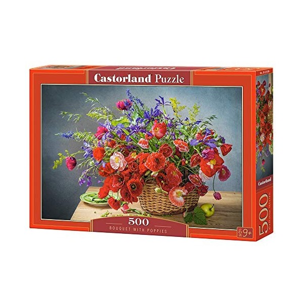 Castorland Puzzle 500 pièces : Bouquet de Coquelicots