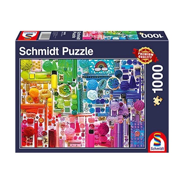 Schmidt Colours of The Rainbow 1000 Piece Jigsaw Puzzle