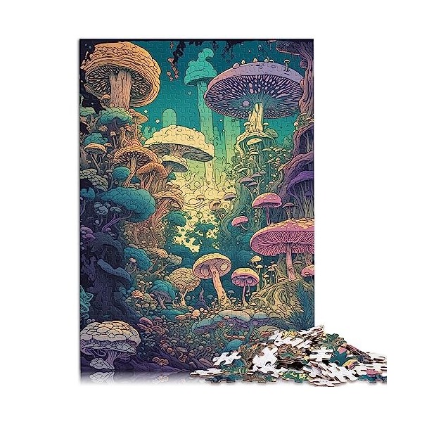 Jigsaw Puzzle for Kids Grenouille Astronaute de lespace 500Piece Jigsaw Wood Jigsaw Jigsaw Puzzle Jeu difficile19.7 x 20.47"