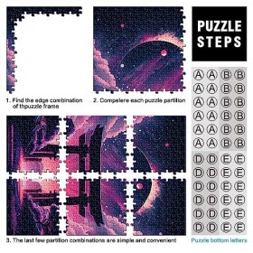 Gateway to The Cosmos for Adults Puzzles 500 Piece Jigsaws Jigsaw Puzzles for Adults Wood Jigsaw for Adults Gifts is Ideal 19