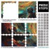 Puzzle Au delà de lHorizon pour Adultes 500 Pièces Puzzle AdultePuzzle en Bois pour Enfants à partir de 12 Ans Motifs Coloré