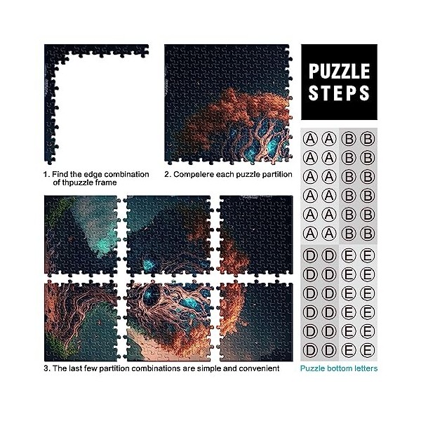 Puzzle Cadeau Arbre Magique 500 Pièces Puzzles pour Adultes Puzzle en Bois pour Adultes et Enfants à partir de 12 Ans Jeu Édu