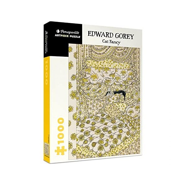 Edward Gorey Puzzle chat 1000 pièces Grenade 50,8 x 68,6 cm