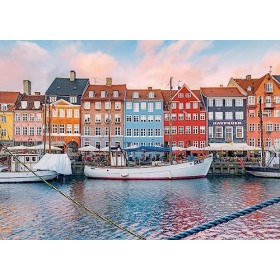 Ravensburger - 2 x Puzzle 1000 pièces - Maisons colorées - 80713 - Pour adultes et enfants dès 14 ans - Premium Puzzle de qua