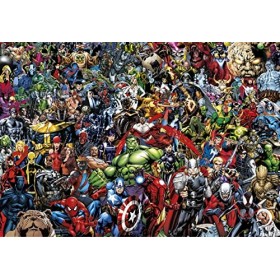 Clementoni- Marvel Marvel-1000 Pièces-Puzzle, Divertissement pour Adultes-Fabriqué en Italie, 39709