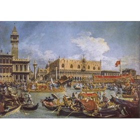 Clementoni- Museum Collection Canaletto, Return of Bucentaur at The Molo on Ascension Day-1000 Pièces-Puzzle, Divertissement 