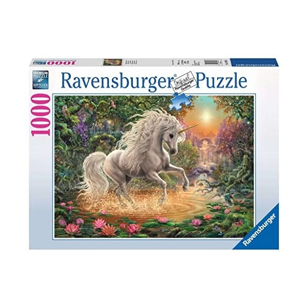 Ravensburger - Puzzle Adulte - Puzzle 1000 p - Mystique licorne - 19793