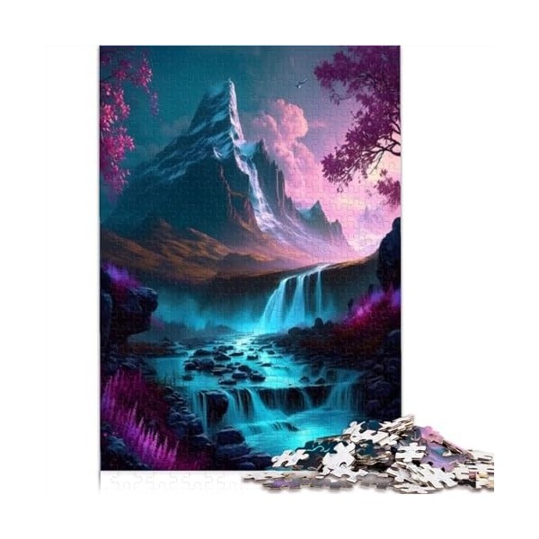 Puzzles pour Adultes 300 pièces Arbre de Paysage Fantastique Puzzles pour Adultes Puzzles en Bois pour Adultes apprenant des 