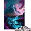 Puzzles pour Adultes 300 pièces Arbre de Paysage Fantastique Puzzles pour Adultes Puzzles en Bois pour Adultes apprenant des 