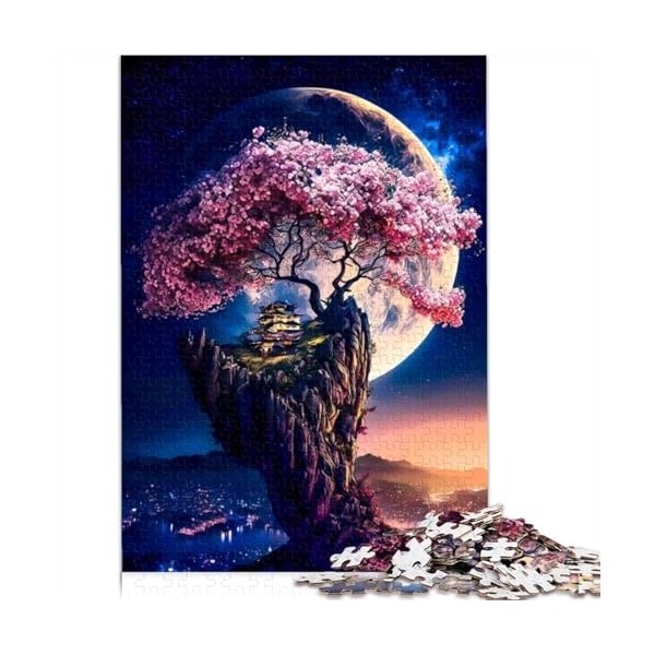 Puzzles pour Adultes 300 pièces Arbre de Paysage Fantastique Puzzles pour Adultes Puzzles en Bois pour Adultes apprenant des 