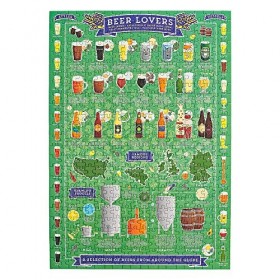 Ridleys- Puzzle 500 pièces pour Amateur de bière, JIG044, Vert
