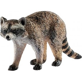 Schmidt Spiele- Wild Life, avec Les ratons laveurs, Puzzle pour Enfants de 150 pièces, avec Figurine Originale Schleich, 5640
