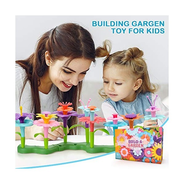 Jouets de construction pour filles : 3, 4, 5, 6 ans, blocs de construction, cadeaux danniversaire pour enfants de 3 à 7 ans,