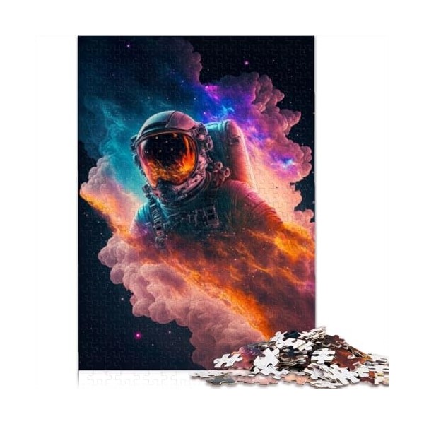 Puzzles pour Adultes 300 pièces Lion de lespace Puzzles Difficiles Difficiles Puzzle en Bois Jouets Puzzle - Jeu Stimulant 3