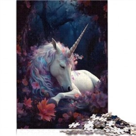 Puzzle Licornes Dream Garden 300 pièces pour Adultes, Puzzle en Bois pour Adultes et Enfants, 300 pièces 40 x 28 cm 