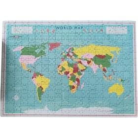 Out of the blue- Puzzle Mappemonde 300 pièces, 76/6084